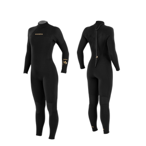 Kitesurf, Surf wetsuit - Women - Neoprene Steamer Backzip